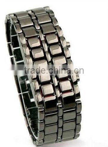 TM-2056 Fashion and high-quality Hot Sale Stainless Steel iron led watch