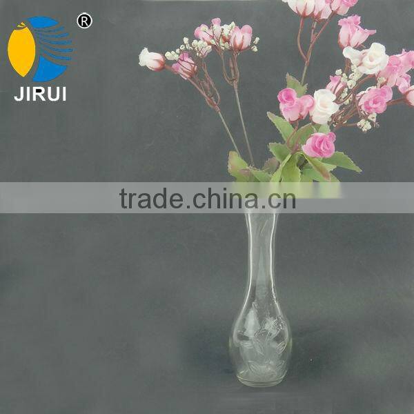 glass flower jardiniere