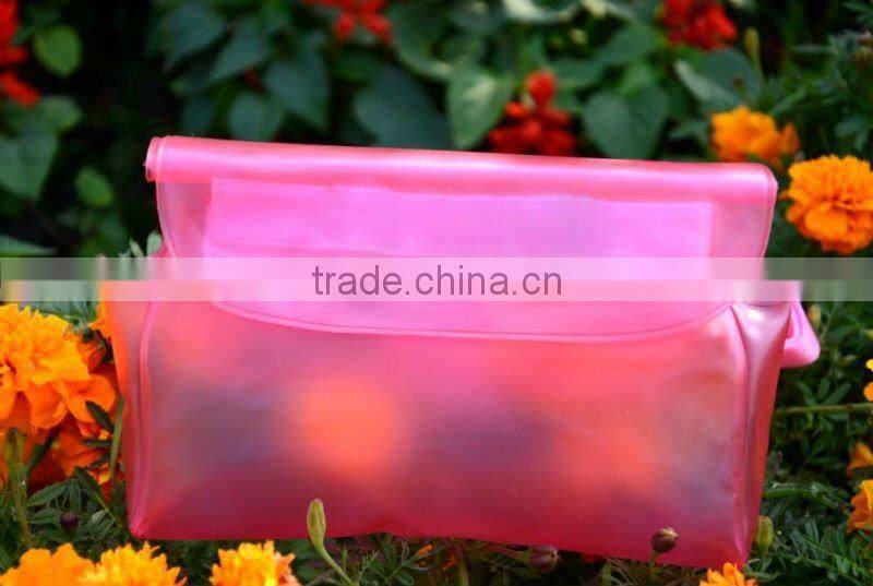 Plastic waterproof running waist bag pvc waterproof waist pack dry bag factory