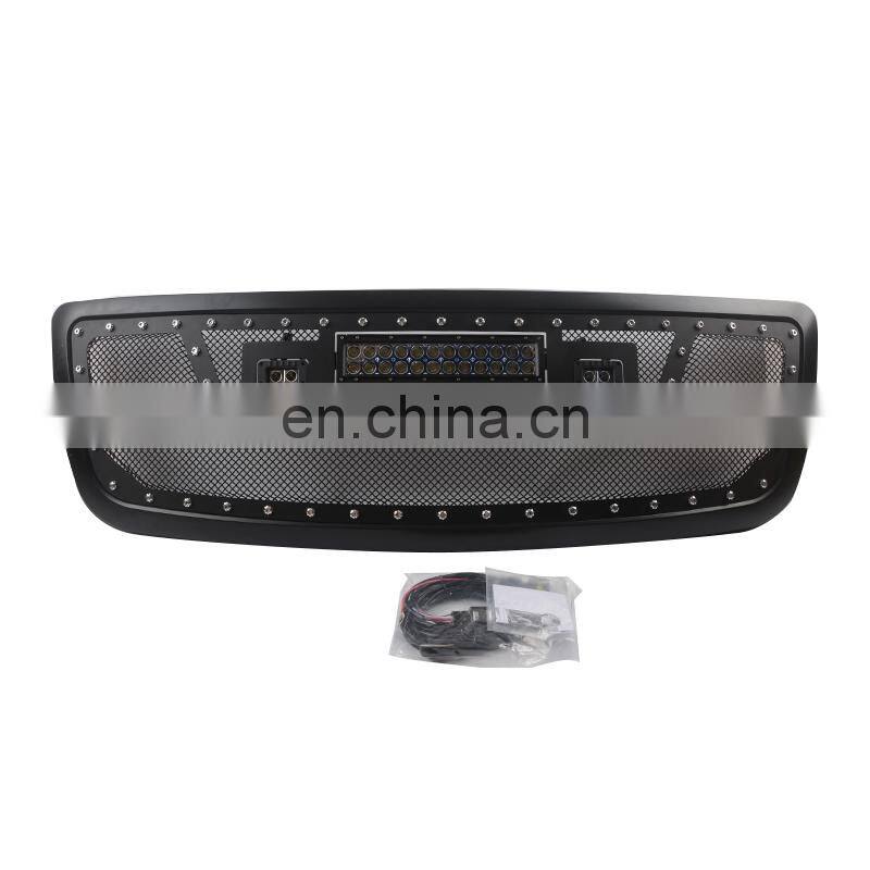 Front grille with light for Dodge Ram 1500 09-12 Grille for Dodge Ram pick up accessories from Maiker
