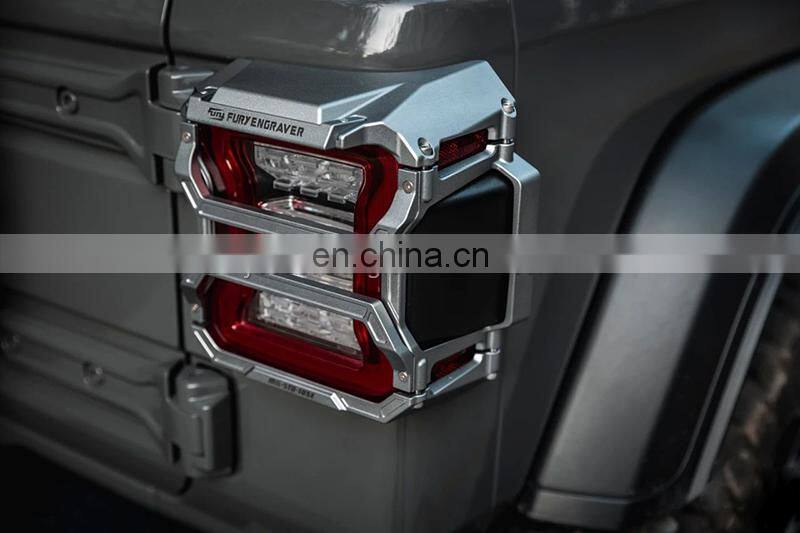 4*4 Taillight Silver Cover for Jeep Wrangler JK 07+ Accessories Rear Lamp Cover