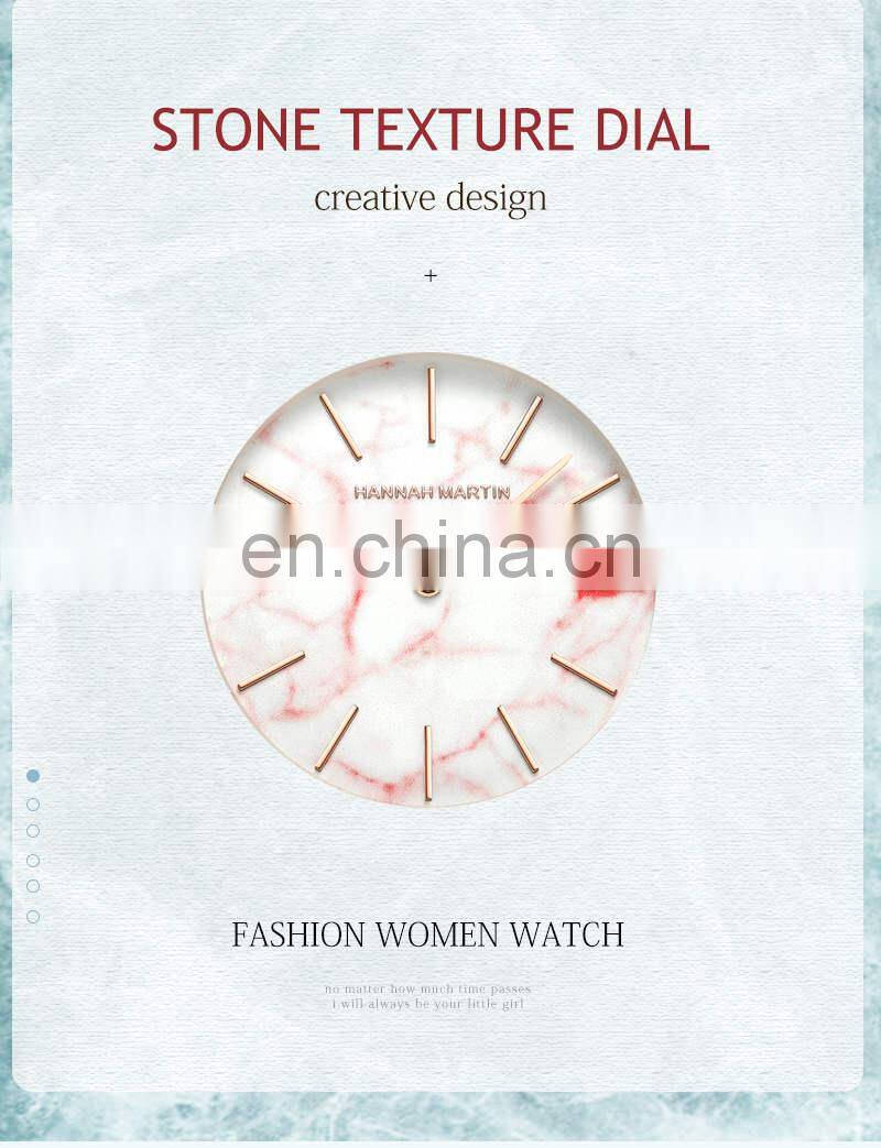 HANNAH MARTIN ST36 Women Quartz Watch Japanese Movement Fashion Design Ladies Wrist Watches