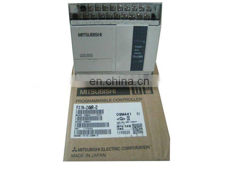 Mitsubishi PLC FX1N-24MR-D Genuine Mitsubishi PLC FX1N-24MR-D FX1N Series Good Quality