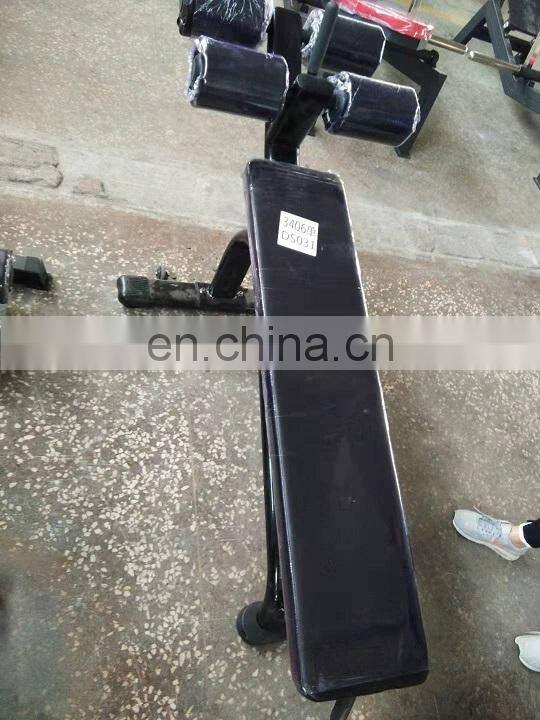 Commercial gym fitness equipment ASJ-DS031 Adjustable Decline Bench