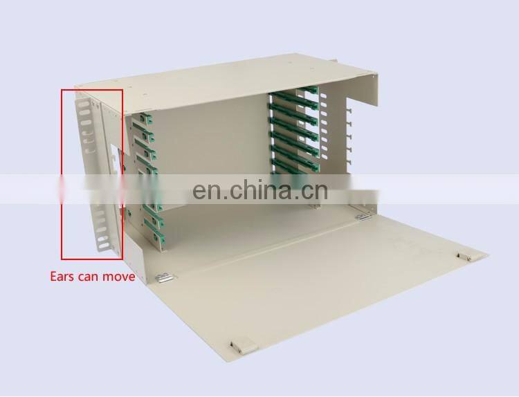 19 Inch Cabinet 96 Core ODF 6 U Optical fiber Distribution Frame