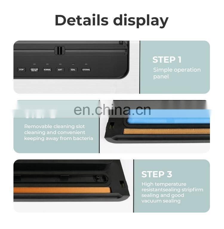 Home Use Food Saver Handheld Kitchen Cooking Multi Function Automatic Vacuum Food Sealers