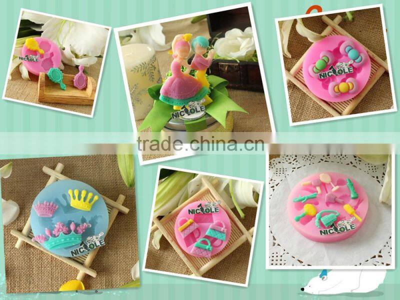 3D Silicone Candy Fondant High Quality Veined Cake Decoration Flower Silicone Molds