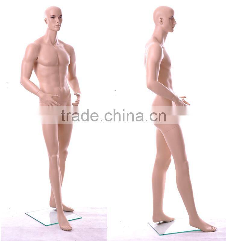 full body stand realistic male mannequin