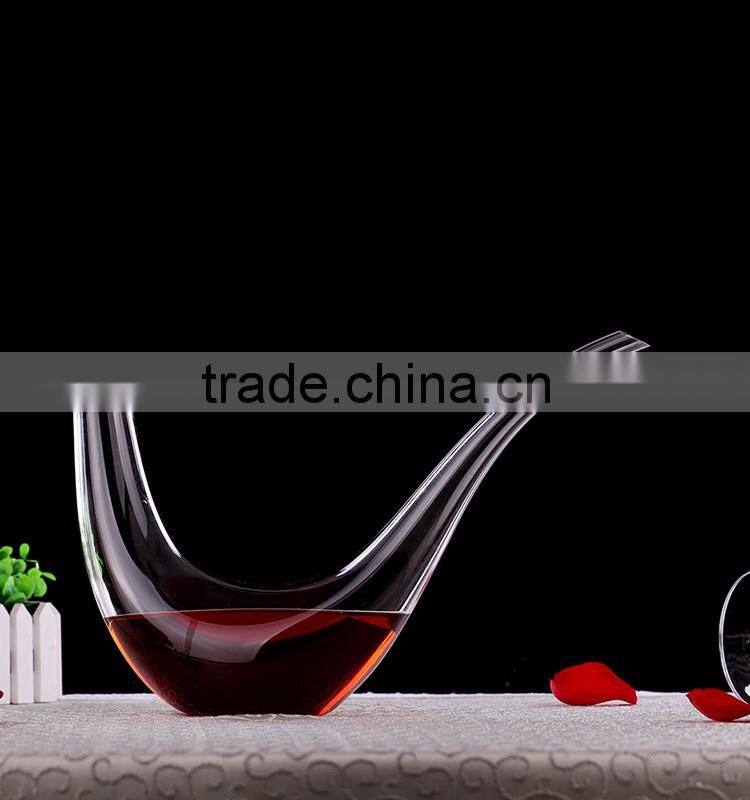 2016 hot selling decanter different shape glass wine decanter home use wine decanter