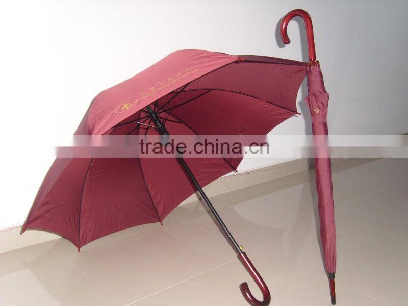 j hooked handle automatic umbrella