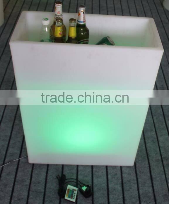 Rechageable LED Ice Bucket with remote control