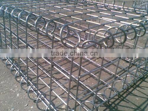 2x2x1m galvanized welded gabion cage for stone wall