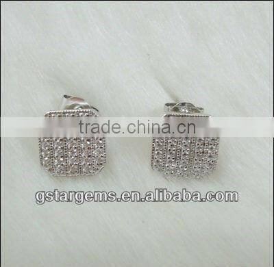 925 Sterling Silver Micro Pave Jewelry Set