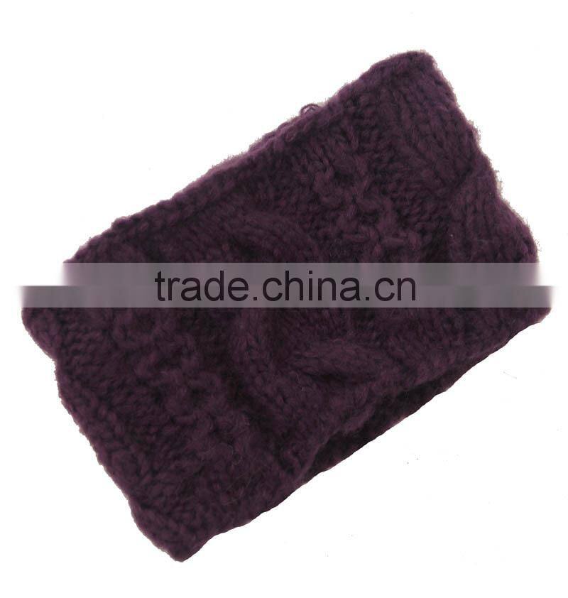 2015 Winter Newest Fahion Women Knitting Acrylic Cotton Headband