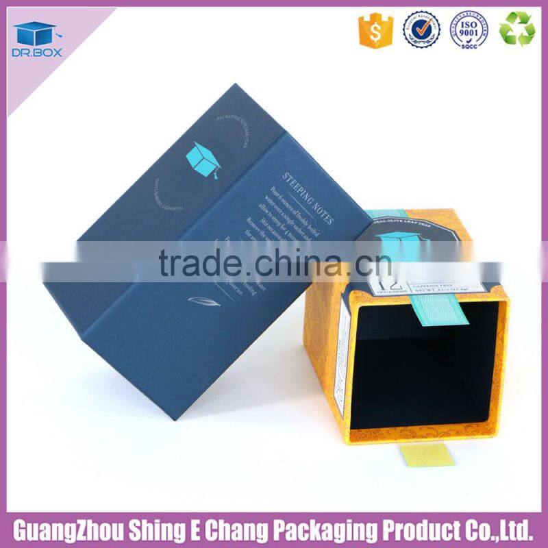 Factory price exquisite tea box design made in china