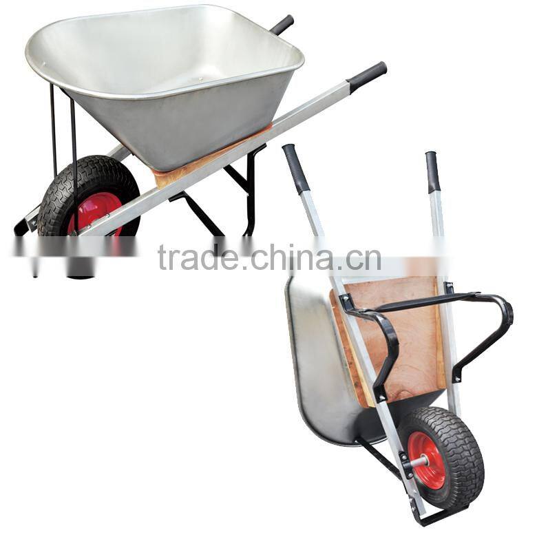 China factory complete production line heavy work large plastic and metal wheelbarrow with competitive price