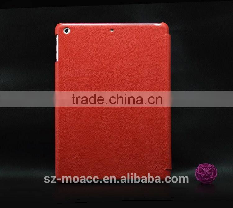 high quality stand tablet cover flip leather case for ipad 6