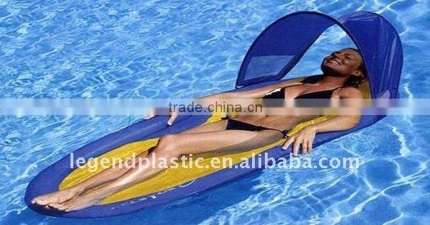 inflatable cool air mat with sunshade