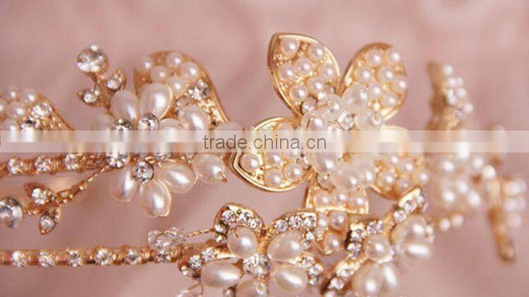 2015 Top Grade European Style Bridal Accessories Handmade Hairband