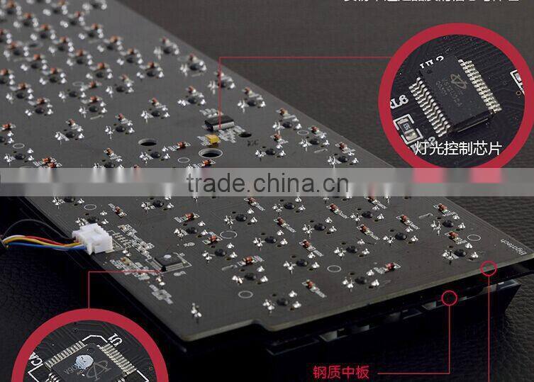 2015 Latest Backlight gaming Mechanical Keyboard