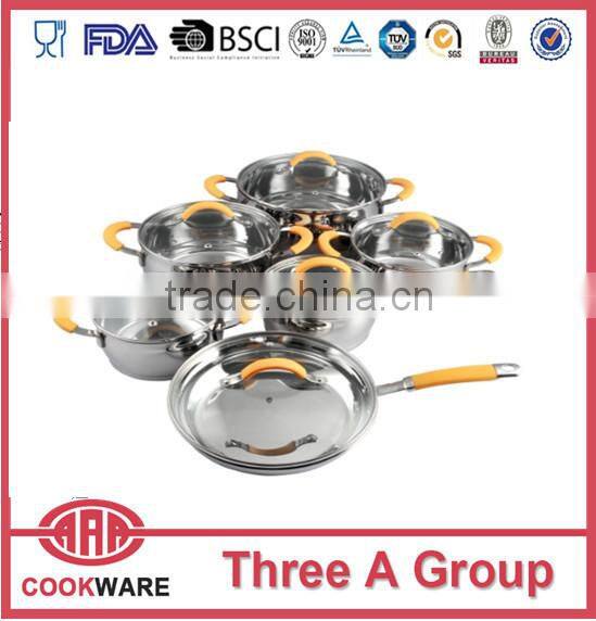 12Pcs Silicon High Quality Stainless Steel kitchenware Set