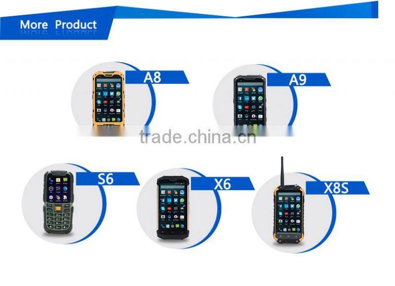 shenzhen wholesale 5 inch android 4.4 waterproof rugged mobile phone GPS