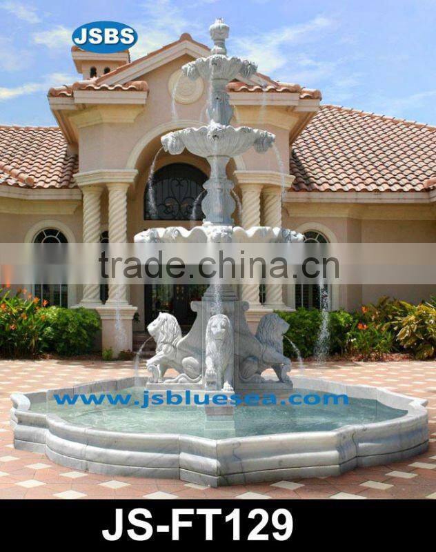 Antique Lion Head Fountain Wall Decor