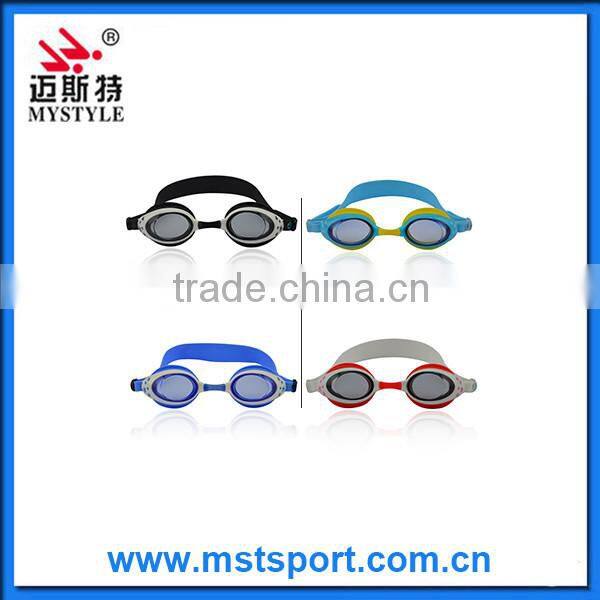 Best Anti-fog Waterproof Kids Swimming Goggles with colorful stamping