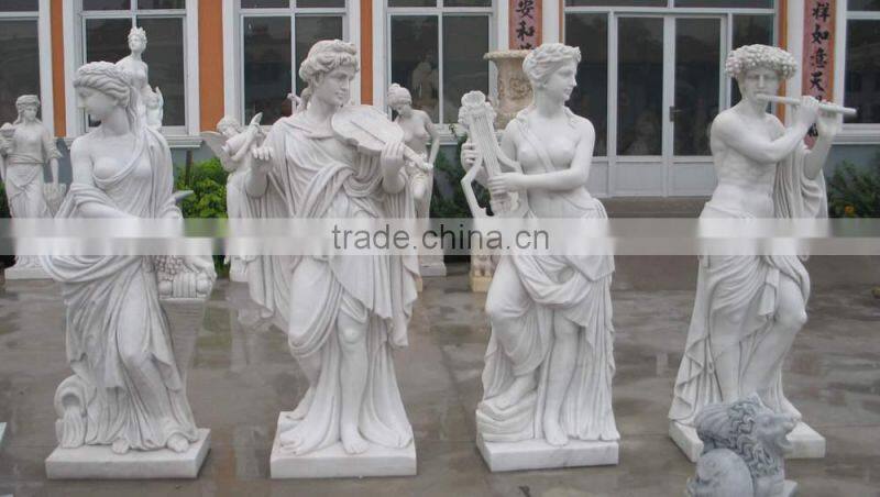 white marble angel statues
