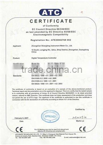 Famous Manufactory Self Control Thermostat ED330A