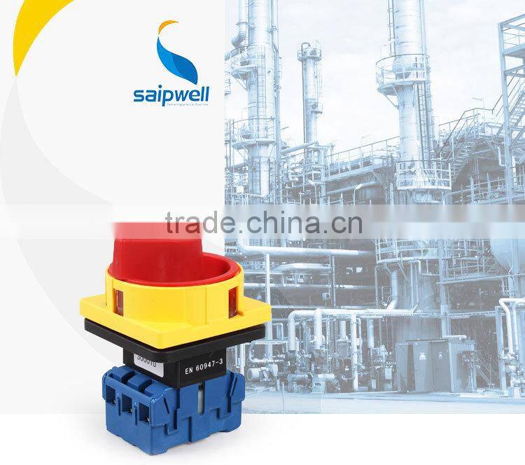 SAIP/SAIPWELL Factory Price Wholesale 32A 3 Poles Electrical Rotary Switchgear