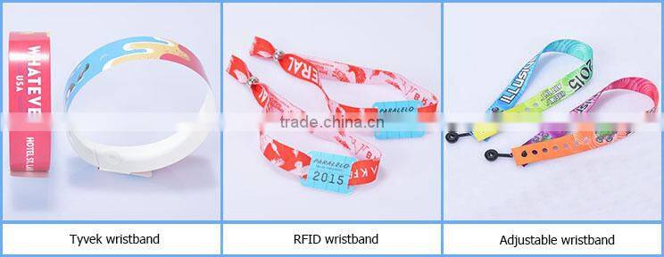 Music concert gift items popular wristbands with custom logo