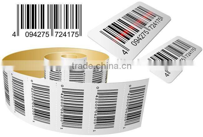 barcode printing label,custom high quality china waterproof thermal label barcode label