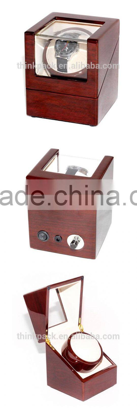 Finished Wooden Volta Automatic Single Watch Winder