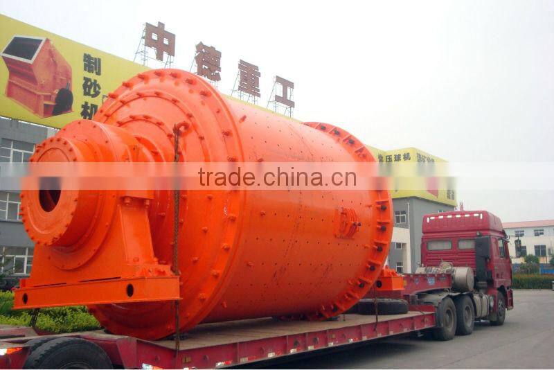 China industries base Zhongde Grinding Ball Mill, Gold Mining Equipment with Competitive Ball Mill Price
