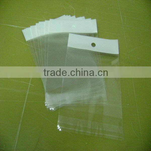 Cellophone BOPP header bag