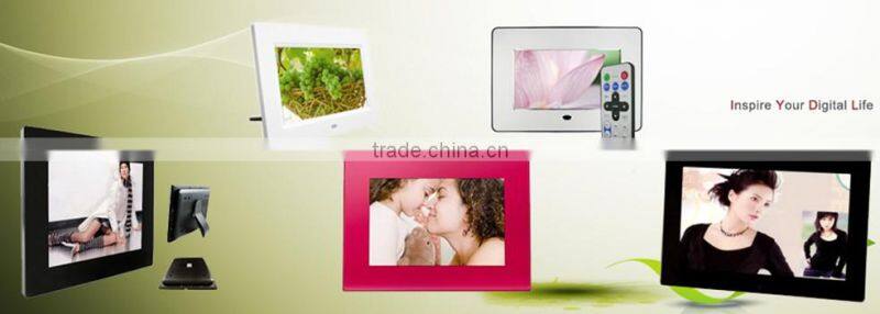 7inch to 23 inch digital photo frame with rechargeable battery