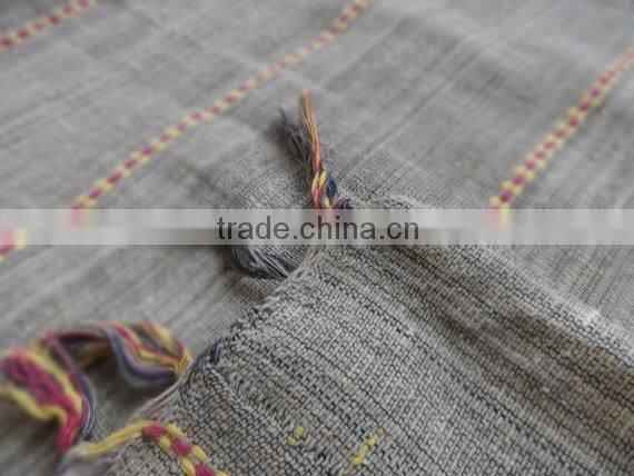 HHandloomed Bohemian Cotton Bedspread, handmade By Artisans Of India,Decorative Table Cover, Sofa Cover, Room Decor,