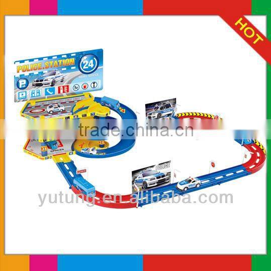 Pull back police car game/car toys