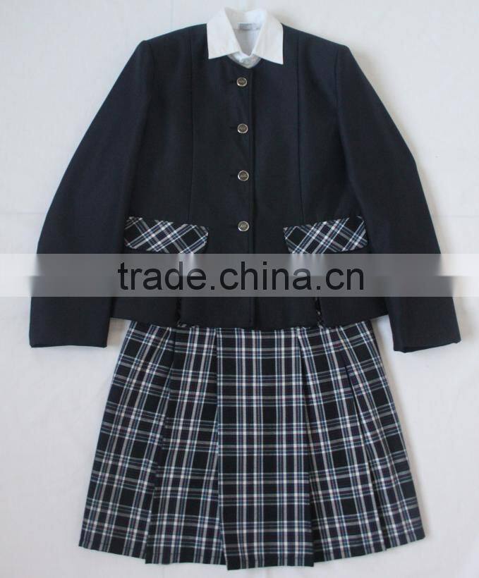 hot selling school uniform design