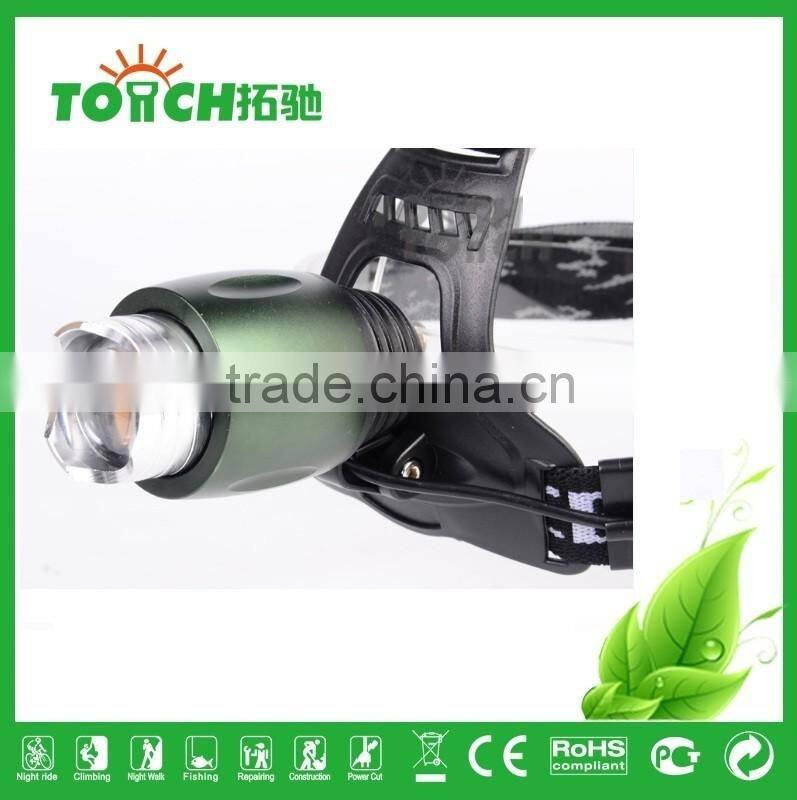 CRE E XM-L T6 LED Rechargeable Headlamp Headlight 2000LM with Car/AC Charger LED Rechargeable Adjustable headlamp Headlight