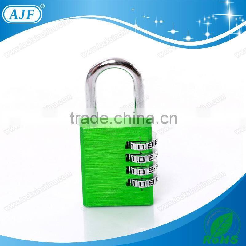 AJF High quality and top security 3 Dials aluminium material password lock, gym locker lock