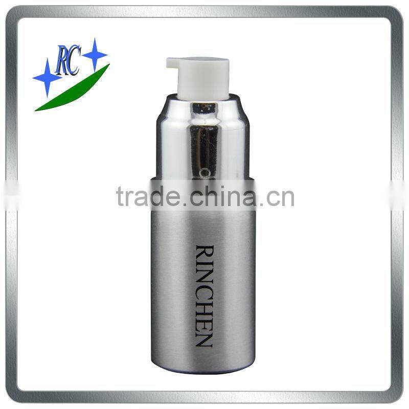 50ml silver aluminum bottle for shampoo