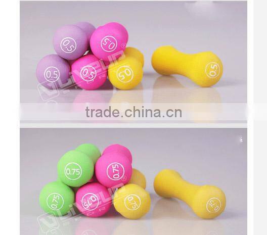 vinyl dumbbell with 0.5kg-10kg dumbbell set