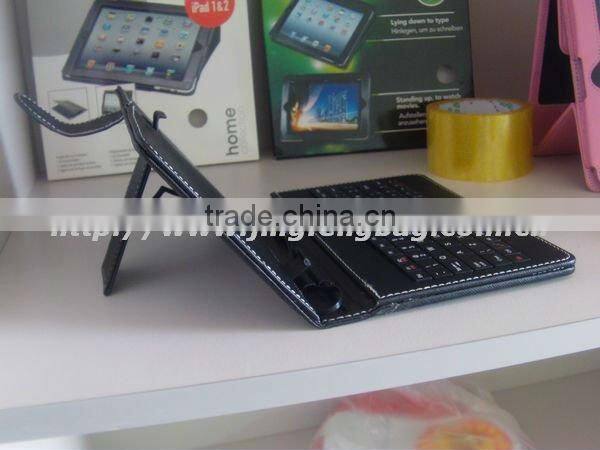 2012 new design fashion 7" keyboard tablet case