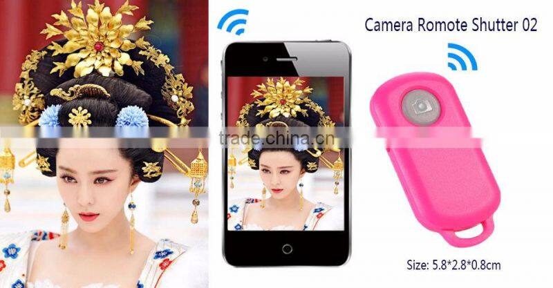 Gleese Mini selfie stick bluetooth remote shutter with telescopic baton tripod