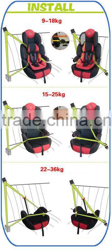 Luxury Design Safety Baby Car Seat with ECER44/04 approval