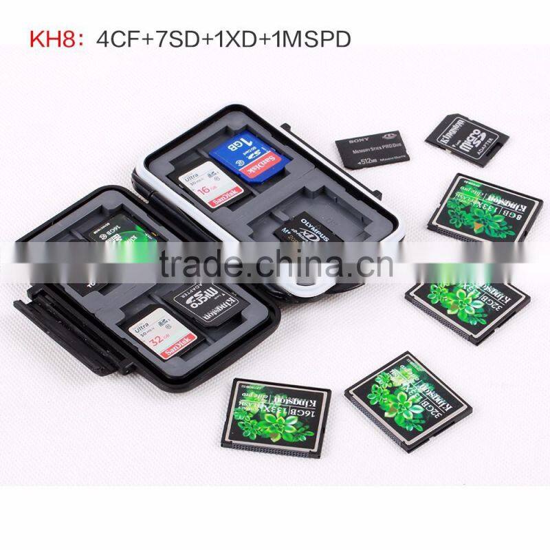 LYNCA KH8-5 Water-Resistant Anti-shock Memory Card Case for 4CF+4TF+6XD+2SD+2MSPD