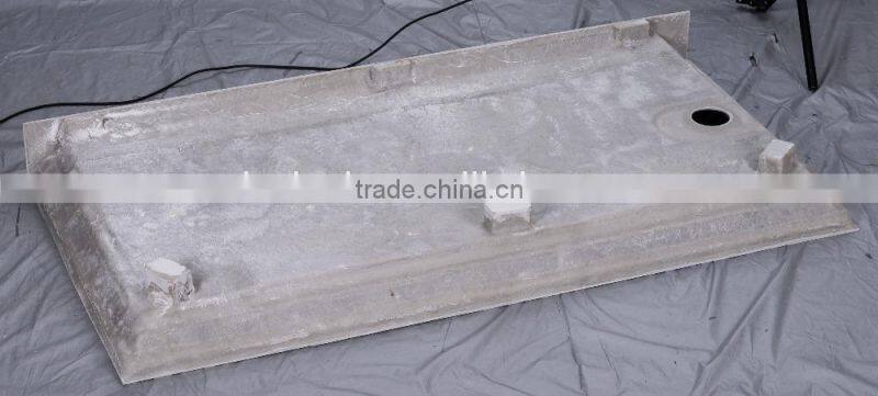 North America market UPC/cUPC certified shower base for canada, three tile flange, cupc acrylic shower base