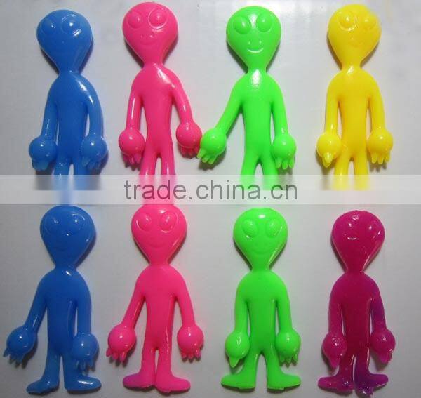 Funny sticky duck Slingshot /TPR sticky toy /Alien Slingshot /sticky animal toy/crazy sticky chicken